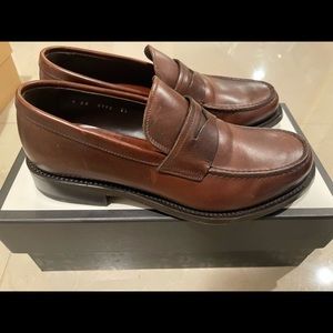 Men’s PRADA Classic Penny Loafer (Sz 8.5 / Brown)